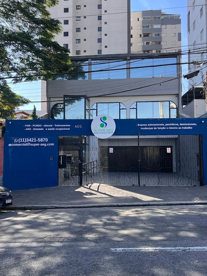 Fachada da SUPER SEG — Rua dos Bandeirantes, 405, Mauá/SP